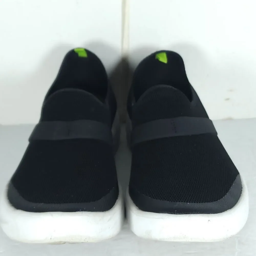 Oofos Women's OOmg EeZee Recovery US 10 Mesh Black Slip On Low Sneakers Shoes